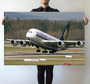 Departing Singapore Airlines A380 Printed Posters