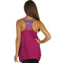 Women's Sleeveless Racer Back Solid Active Wear Top