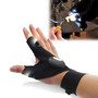 ZANLURE Multifunctional EDC Fishing Fingerless Glove LED Repair Flashlight Survival Outdooors Rescue Tool