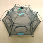 ZANLURE New Folded 80x80cm/100X100cm Folding Crab fish Minnow Fishing Trap Cast Net Fishing Net