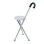 Outdoor Travel Folding Stool Chair Portable Tripod Cane Walking Stick Seat Camping Hiking