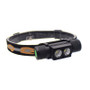 XANES D25 1650LM 2 x XPL LED 6 Modes Stepless Dimming USB Charging Interface IPX6 Waterproof Cycling Headlamp 18650