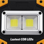 Xmund 30W USB LED COB Outdoor 3 Modes Work Light Camping Emergency Lantern Flashlight Spotlight Searchlight