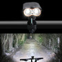 XANES DL06 1200LM 2T6 150° Large Floodlight 6000mAh Battery Bicycle Headlight 4 Modes USB Rechargeable