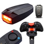 ANTUSI A6 3 in 1 Bicycle Wireless Rear Light Cycling Remote Control Alarm Lock Fixed Position Mountain Bike Smart Bell COB Tailight USB Charging