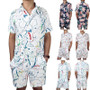 Mens Beach Clothing Casual Suit Swimming Swimwear Swimsuit Outdoor Sports Suit
