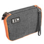 Portable Data Cable Storage Bag Double Layer USB Gadget Organizer Digital Pouch Outdoor Travel