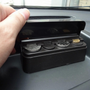 Car Interior Plastic Coin Case Storage Stored Box Holder Container Organizer