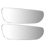 2pcs Slim Car Rear View Blind Spot Mirror 360° Rotating Convex Wide Angle Glass Mirror