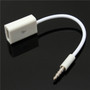 Car MP3 AUX 3.5mm Male Audio Plug to Female USB 2.0 Converter Cable