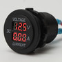 DC 12V 24V Car Voltmeter Ammeter LED Display Digital Voltage Meter