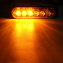 18W LED Car Strobe Light Emergency Lamp Warning Flashing Lighting Amber/White