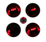 LED Laser Headlight Tail Light For XIAOMI Electric Scooter Bike NINEBOT