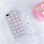 Glitter 3D Hearts iPhone Case
