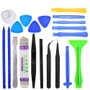 20 in 1 Professional Repairing Opening Tools Tweezers Pry Spudger Tool Kit for iPhone 4s 5s 6s iPad Samsung Surface Tablet