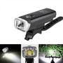 XANES SFL03 600LM XPG LED German Standard Smart Induction Bicycle Light IPX4 USB Rechargeable Large Flood Light (Black)