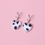 cow print earrings