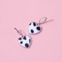 cow print earrings