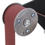 Drillpro Grinder Pipe and Tube Belt Sander Attachment Stainless Steel Metal Wood Sanding Belt Adapter for 115 125 Angle Grinder