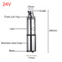 200W/280W Ultra Quiet 24V/48V Lift 60M 16L/min Submersible Solar Water Pump Deep Well