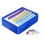 Drillpro 50pcs 0.5-0.9mm Tungsten Carbide Micro PCB Drill Bit Set for PCB Circuit Board