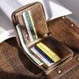 Bullcaptain Wallet RFID Genuine Leather Wallet