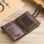 Bullcaptain RFID Wallet  Vintage Genuine Leather Wallet