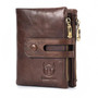 Bullcaptain RFID Wallet  Vintage Genuine Leather Wallet