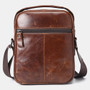 Bullcaptain Men Genuine Leather Shoulder Bag For Outdoor