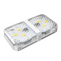 Baseus 6 LED Car Door Opening Safety Warning Light Anti Collision Alternating Flashing Signal Lamps White Color 2PCS