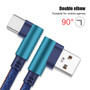 Bakeey 2.4A Type C Micro USB Denim Braided Data Cable For Xiaomi Mi8 Mi9 HUAWEI P30 Pocophone S9 S10 S10+