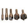 5pcs Industrial Countersink Tool Bit Set 82 Degree Drill Bit Wood Working Chamfer