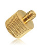 3/8 Inch Female to 1/4 Inch Male Tripod Thread Reducer Adapter Brass Copper