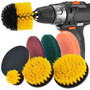 8pcs Drill Brush Scrub Pads Power Scrubber Cleaning Kit Cleaning Brush for Power Tool