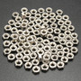 Suleve™ M3SN1 100Pcs M3 Stainless Steel Hexagon Nut Hex Screw Bolts Nut 3mm