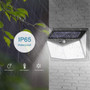 208 LED Solar Power PIR Motion Sensor Wall Light Outdoor Garden Lamp Waterproof