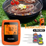 6 Probes Wireless Smart BBQ Thermometer Oven Meat Food bluetooth Wifi For IOS Android