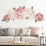 Peony Flower Removable Wall Sticker Art Decal Home Living Room Bedroom Decor