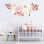 Peony Flower Removable Wall Sticker Art Decal Home Living Room Bedroom Decor