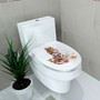 Creative 3D Toilet Seat Wall Sticker Art Wallpaper Removable Bathroom Decals Home Decor