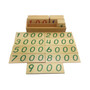 Baby Toys Montessori Math Digital Wooden Cards with Box Educational Early Learning Toys