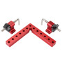 Drillpro Woodworking Precision Clamping Square L-Shaped Auxiliary Fixture Splicing Board Positioning Panel Fixed Clip Carpenter Square Ruler Woodworking Tool