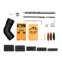 Engineer ABS Drill Oblique Pocket Hole Jig Kit System Woodworking Oblique Hole Puncher Locator W/ Step Drill Bit & Accessories