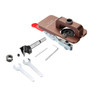 Drillpro Aluminum Alloy Quick Set 35mm Hinge Jig Woodworking Pocket Hole Jig With 35mm Hole Opener and Quick Acting Toggle Clamp For Drilling Guide Locator Puncher Tools