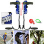 2 Gears Adjustable Stainless Steel Tree Climbing Spike Set Lanyard Rope Pedal Tool