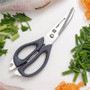 Huohou 30Cr13 Stainless Steel Kitchen Scissors Sharp Sets Non-slip Tool Kit Fruits Meat Scissors Pruning Scissor from