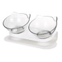Non-slip Cat Double/Single Bowls with Raised Stand Pet Food Water Bowl Dog Feeder