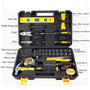 78PCS Socket Wrench Tool Set Auto Repair Mixed Tool Combination Package Hand Tools Kit with Plastic Toolbox Storage Case