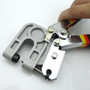 10 Inch TPR Handle Stud Crimper Plaster Board Drywall Tool for Fastening Metal Studs
