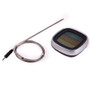 TS-S62 Digital Meat Thermometer Oven Colorful Touchscreen Instant Read Probe Kitchen BBQ Cooking Thermometer with Timer Alert Function